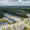 Aerial view of Easthaven Townhomes' community 
