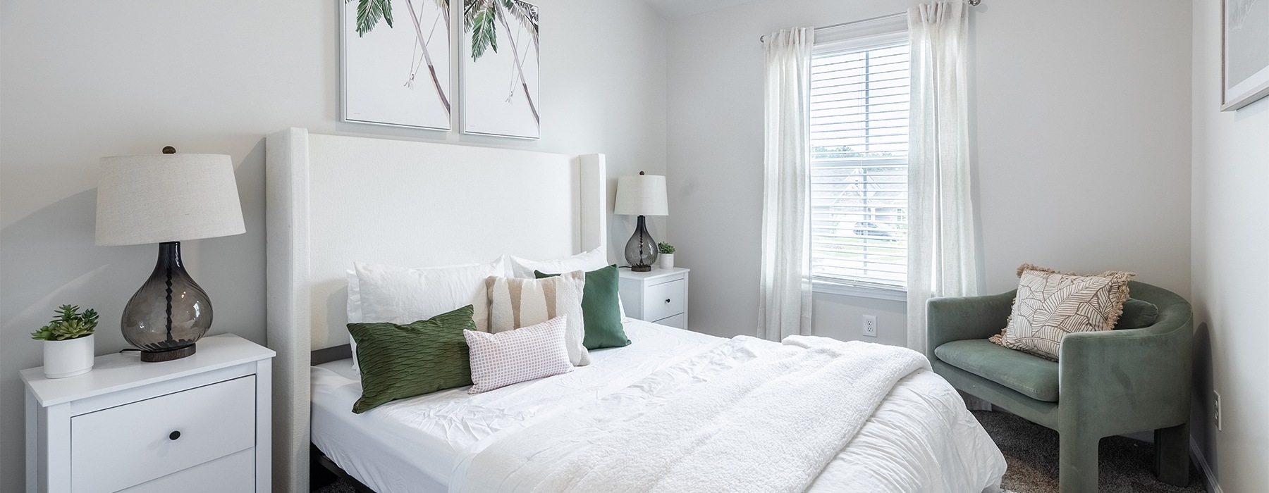 bedrooms with lots of natural light